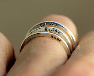 Family name store ring